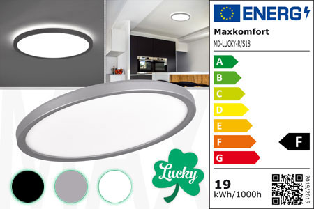 LED Deckenlampe Indirektes Licht Lampe Ultra Slim Deckenleuchte Panel